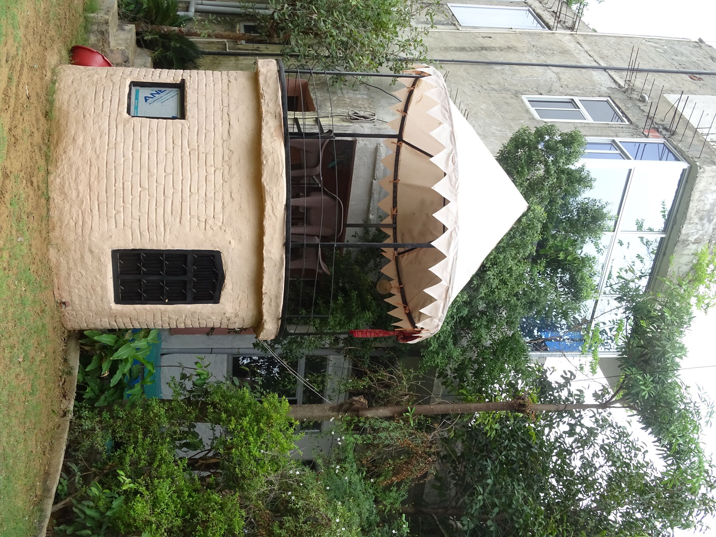 hut seating place